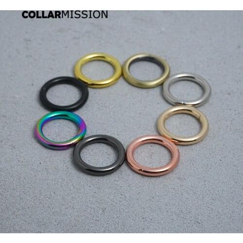 20pcs/lot Metal buckle for bag cat dog leash 20mm webbing o ring for backpack keychain diy accessory durable hardness 4 colours