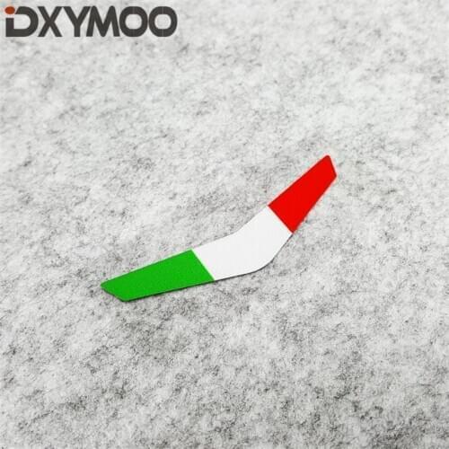 3PCS Car Styling Vinyl Decal Italy National Flag Motorcycle Head Decorate Bike Sticker Bumpers