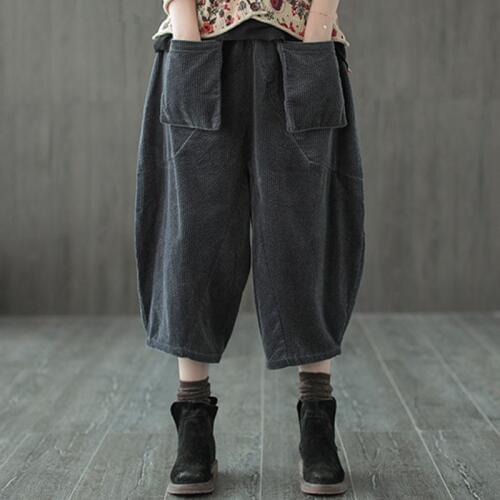 Best Seller Harem Pants 2019 Fashion Elastic Waist Casual Pants Female Loose Wide Leg Pants Woman Streetwear Plus Size Trousers