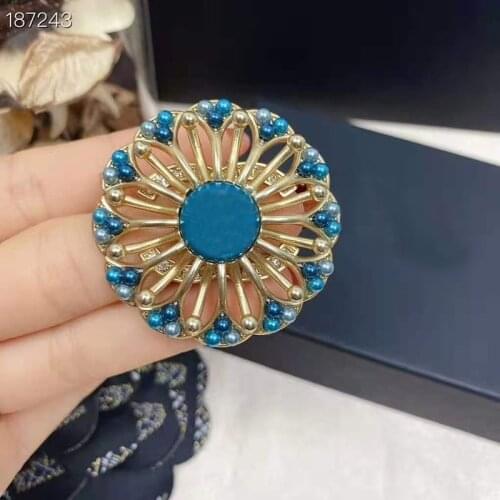 Brand Fashion Jewelry Vintage Style Brooch Sweater Brooche Flower Pearl Fashon Camellia Brooches