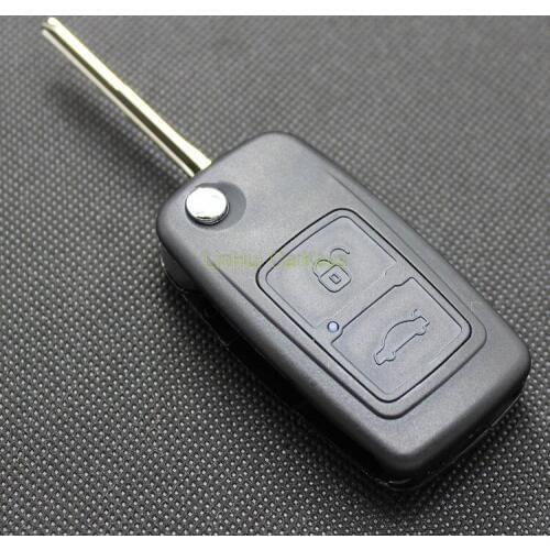 10 PCS PINECONE for CHERY A5 FULWIN TIGGO E5 A1 COWIN EASTER Car Key Case 2 Buttons Uncut Blade Remote Key Shell