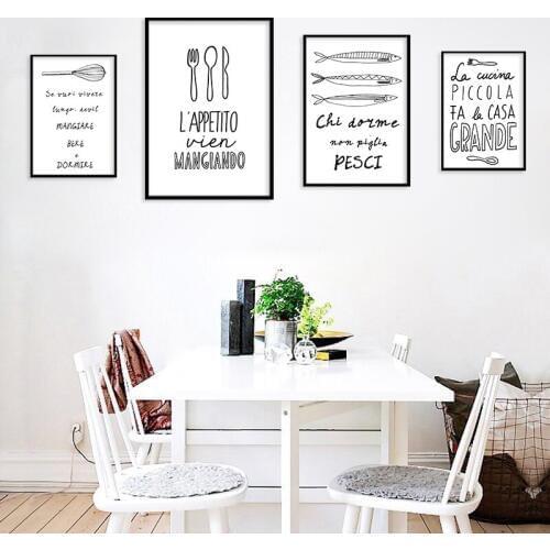 Cooking With Kitchen Quote Decor Wall Art Prints And Poster , Baking With Heart Canvas Painting Wall Pictures Home Kitchen Decor