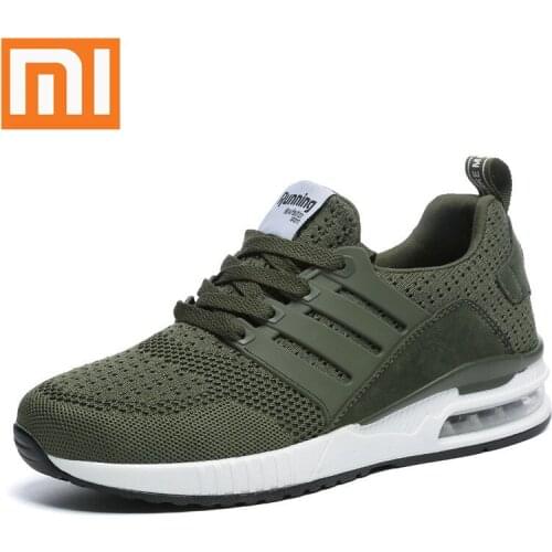 Xiaomi Man Sneakers for Men Rubber Black Running Shoes Army Green Breathable Fabri Sport Shoes Male Female Women Sneakers