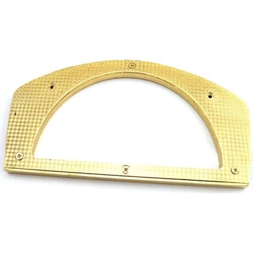 Metal Round Bag Handle for Women DIY Handcrafted Coin Purse Wallet Handbag Elegant Fashion Pearl Frame Coin Bags Accessories