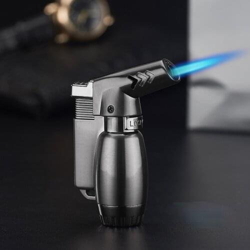 Mini Portable Inflatable Lighter Metal Windproof Small Spray Gun Small Welding Jet Torch Lighter Gadgets for Men Technology