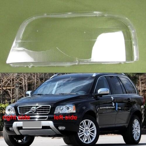 For Volvo XC90 2004-2013 Transparent Lampshade Headlamp Cover Glasses Lamp Shade Headlight Shell Cover Lens Plexiglass