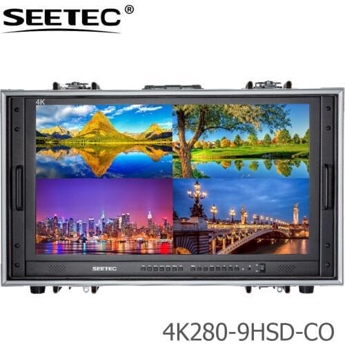 SEETEC 4K280-9HSD-CO 28" 4K Ultra-HD Resolution Carry-on Broadcast Director Monitor for CCTV Monitoring & Making Movies