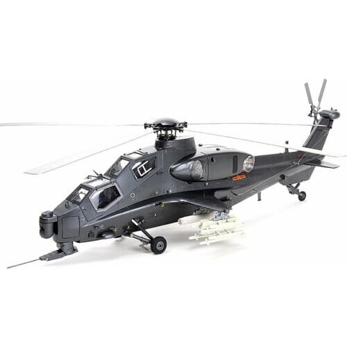 Static 1:24 Alloy Helicopter Model Metal Aviation Model Ornament