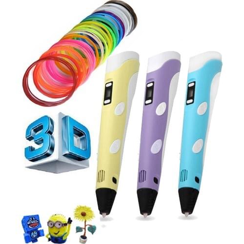 Three-dimensional Printer 3D Pen 3D printer pen drawing pen 3d printing best ABS filament 1.75mm kids christmas birthday gift