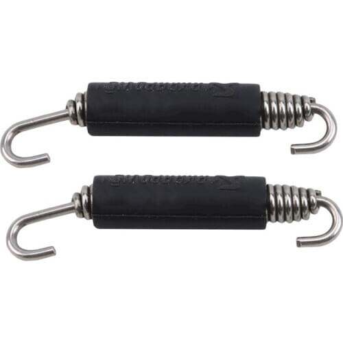 2pcs Universal Motorcycle Stainless Steel Spring Hooks For Akrapovic SC Project AR Exhaust Pipe