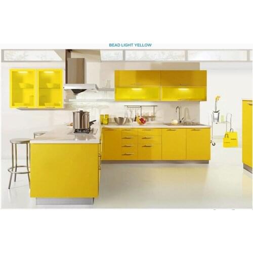 5m Thickened paint wallpaper pearl furniture renovation stickers cabinets wardrobe stickers solid color wallpaper waterproof