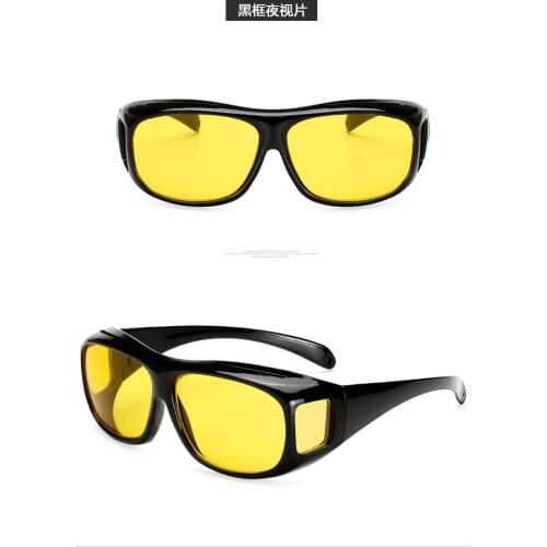 Cycling sports mens Sunglasses windproof sand multifunctional set of glasses night vision goggles drivers night driving goggle