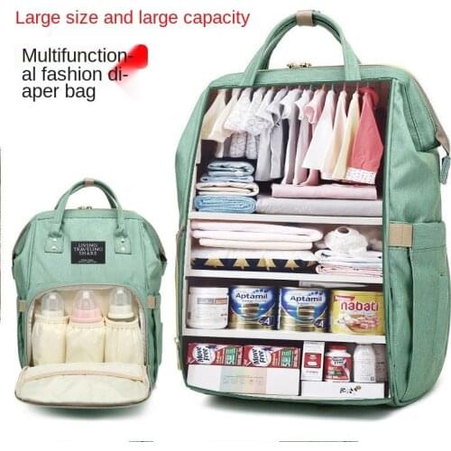 Large Capacity Fold Oxford Bag Tote Backpack Outdoor Women Handbags Activity Gear Diaper Bags Fashion Mother Kids Maternity Bag