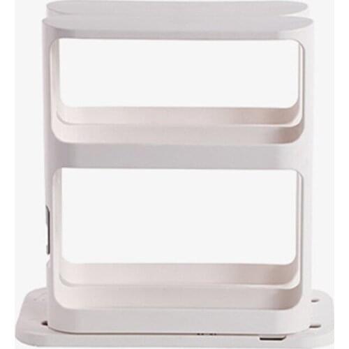 Rotating Storage Rack Organizer Storage Expandable Spice Rack and Stackable Cabinet & Pantry Organizer