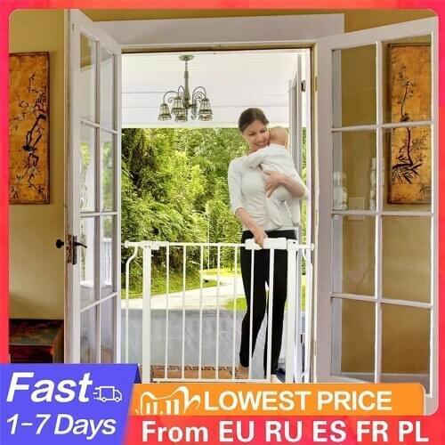 New Baby Safety Gate Children Protection Security Stairs Door fence for kids Safe Doorway Gate Pets dog Isolating Fence Product