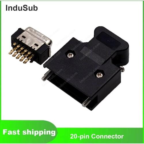 1set 20-pin Connector MR-CCN1 servo connector 10120-3000PE+10320-52A0-008 Servo