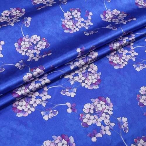 138cm*100cm Natural Silk Fabric Stretch Satin Spandex