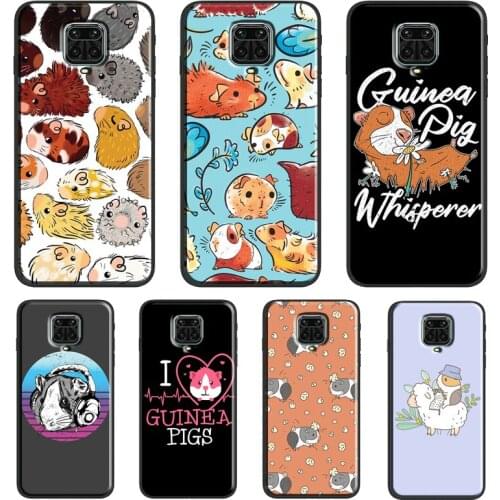 Cartoon Guinea Pig Case For Xiaomi Redmi Note 10 Pro 7 8 9S 8T Note 9 Pro Back Cover For Redmi 9A 9C 9T 7A 8A