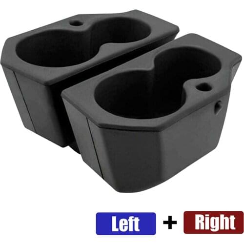 Right & Left Side Door Trim Cupholders Organizer Compatible with Ram 1500 2500 4500 Vehicle Replace Accessories