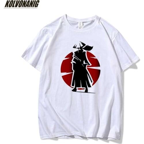 Japanese Animation Samurai Print 3D T-Shirt Anime Clothes Streetwear Vintage Plus Size O-Neck Mens T-Shirts Tops Harajuku