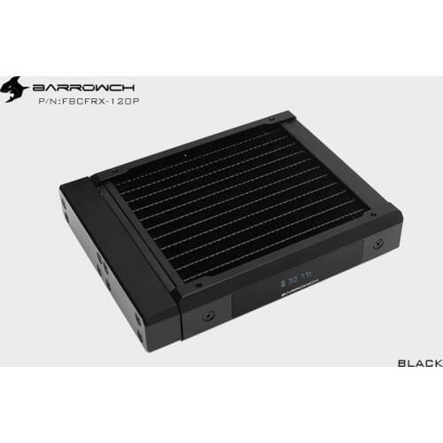 Barrowch Chameleon Fish FBCFRX-120P 12cm Radiator with Temperature Display POM