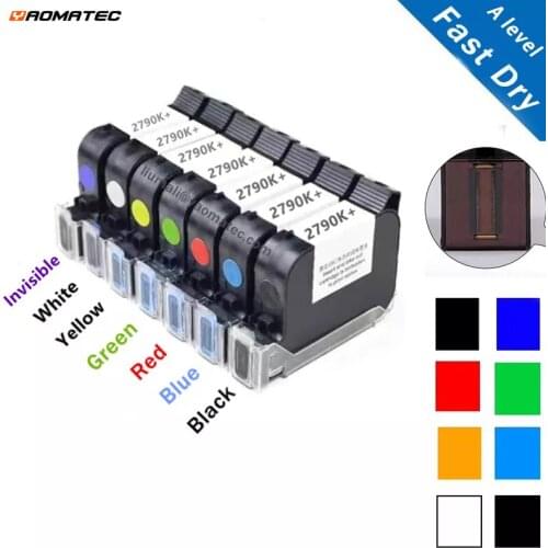 2790K+ 600DPI Premier A Level Handheld Printer Fast Dry Eco Solvent Print Height 12.7mm Inkjet Printer Colorful Ink Cartridge