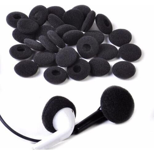 30Pcs Earphones Soft Sponge Replacement Earpads Earbud Cushion Cap Covers Tips