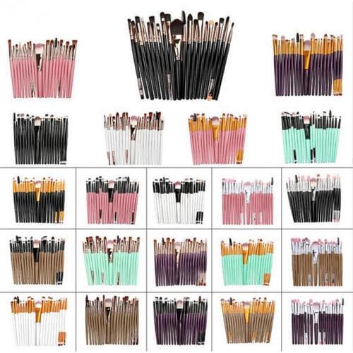 50set x 20Pcs set Professional Makeup Brushes Set Powder Foundation Eyeshadow Make Up Brushes Cosmetics Soft Synthetic Hair