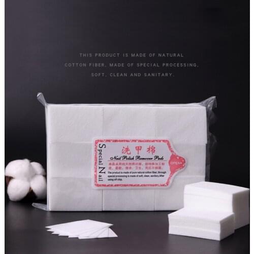 Nail Polish Remover Cleaner Cotton Wipes Paper Pads UV Gel Varnish Napkins Manicure Pedicure Nail Art Tools Salon Supplies