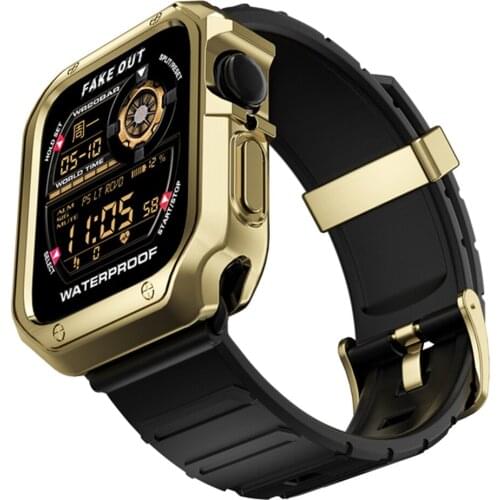 Newest Silicone Strap+TPU Case for apple watch series 6 SE 5 4 3 Band Cover for iwatch 44mm 40mm 42mm 38mm Bumper accessories