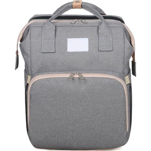 Mummy Bag Woman Mini Backpack Large Capacity Lady Baby Bottle Bags Mom Diaper Shoulder Handbag Children Bed Bag