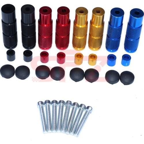 General CNC Aluminum Motorcycle Bike ATV Footrest Foot Nail Pedal Motorcycle Modification Parts