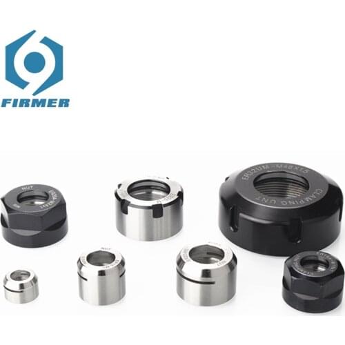 High Precision ER Nuts Engraving Machine ER8 ER11 ER16 ER20 ER25 ER32 SK6 M/A-Type MS/UM-Type Hexagonal Nuts For Milling Cutter