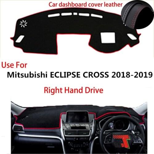 TAIJS Factory Casual New Design Leather Car Dashboard Cover For Mitsubishi ECLIPE CROSS 2018-2019 Right hand drive
