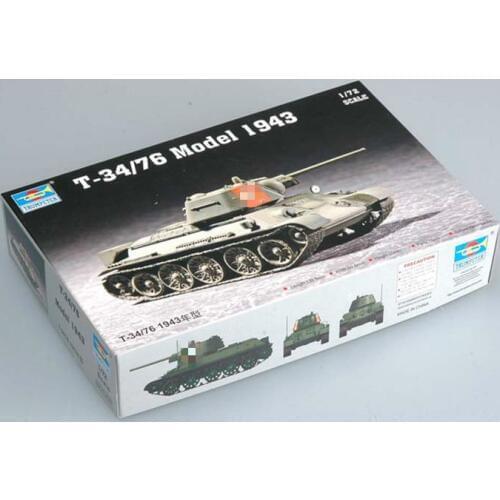 1: 72 Soviet T - 34 / 76 Main Battle Tanks 1944 Type Military Assembly Model Armored Vehicles
