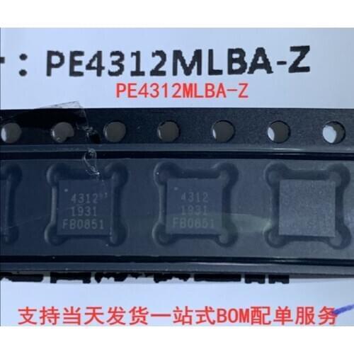 1pcs 5pcs 10pcs PE4312MLBA-Z PE4312MLBA PE4312 4312 QFN 100% New Original