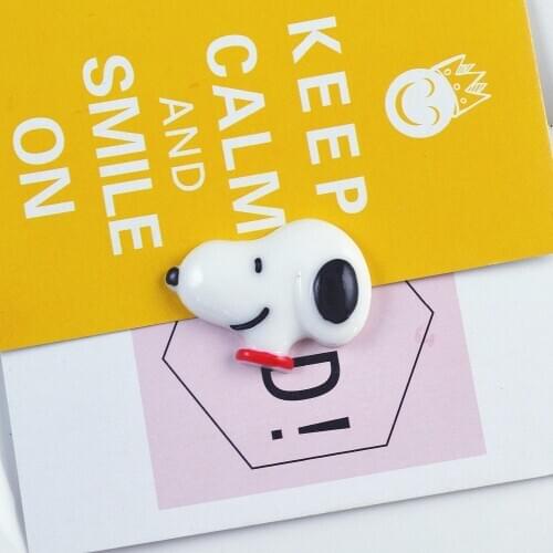 10pcs/lot Kawaii Simulation Resin Dog Head Cabochon Flatback For Kids DIY HeadClip Scrapbooking Mobile Craft Favor