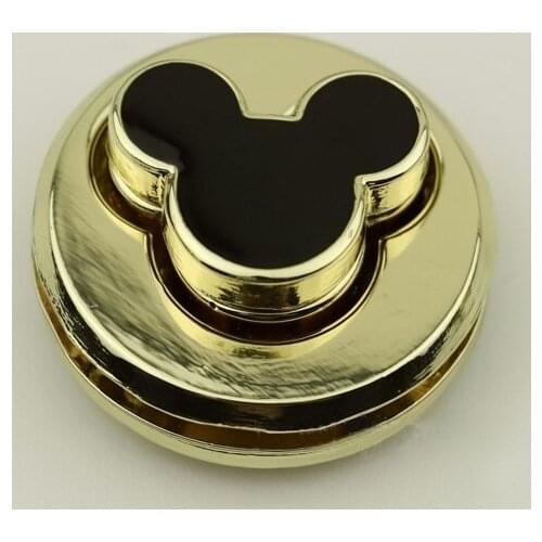 10 Pieces Luggage hardware accessories round lock cartoon twist locks