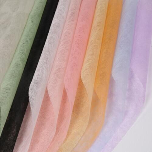 15pcs/lot Cotton Paper Bouquet Lining Paper Non-woven Waterproof Flower Shop Wrapping Paper