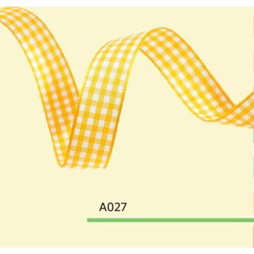 3/16" Inch 0.5cm tartan plaid ribbon