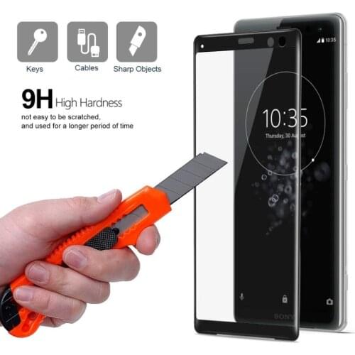 3D Full Cover Tempered Glass For SONY Xperia X XP XZ XZS XZ1 XZ2 XZ3 XZ1 Compact XZ XZ2 PREMIUM XA XA1 PLUS Screen Protector