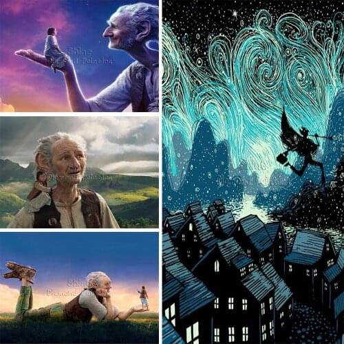 5D DIY Diamond Painting Cartoon Dreaming Giant Fantasy Full Square Round Embroidery Mosaic Set Cross Stitch Home Decor Art Gifts