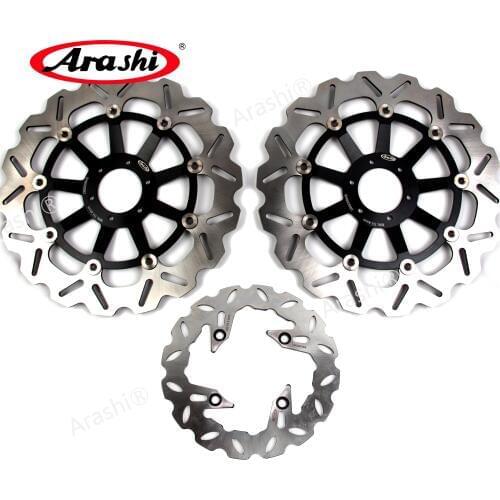 Arashi 1 Set 296 / 240 mm Brake Discs For HONDA VTEC 400 1999 - 2015 Front Disk Rear Brake Rotor VTEC400 2000 2001 2002 2003