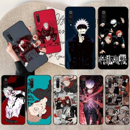 Jujutsu Kaisen Uchida Yuuma Gojo Satoru Phone Case for Xiaomi Mi Note 10 Lite Mi 9T Pro xiaomi 10 10 CC9 Pro 9SE