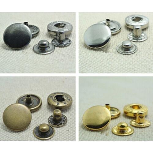 2016 New Wooden Buttons 50sets/lot Different Price Quality 12mm/15mm17mm/20mm Snap Fasteners/popper Press Stud Sewing Button