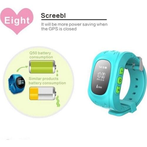 Smart Baby Watch Q50 Kids Gps/LBS Watch for Children SOS Call Location Finder Kids Anti Lost