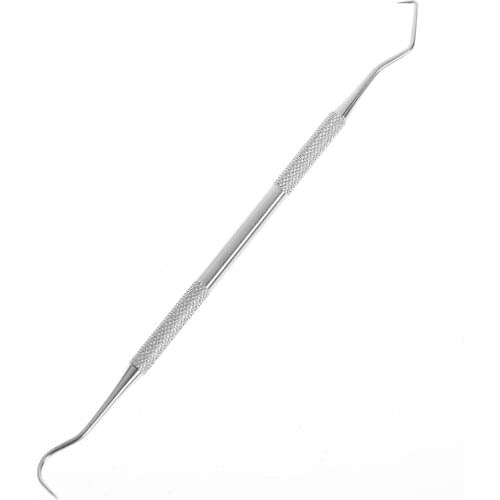 Double-ended Design Stainless Steel Toothpick Portable Toothpick Outdoor Household Travel Toothpicks Fruit Fork Camping Tool