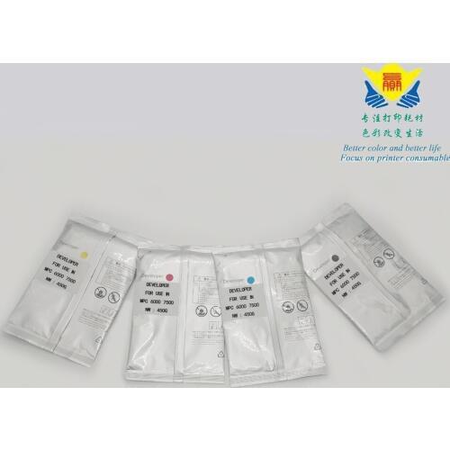 JIANYINGCHEN Compatible color Developer powder for Ricohs MP C6000 C7500 C7501 C6501 laser printer (4bags/lot) 450g per bag