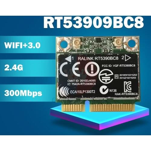 RT5390BC8 802.11bgn + BT3.0 Combo Card For hp DM1 DV4 DV6 DV7 G4 G6 Series,P/N 630705-001