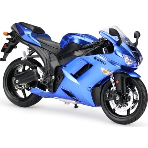 Maisto 1:12 Diecast Ninja ZX-6R ZX 6R Sport Motorbike Alloy Metal Motorcycle Road Racing Model